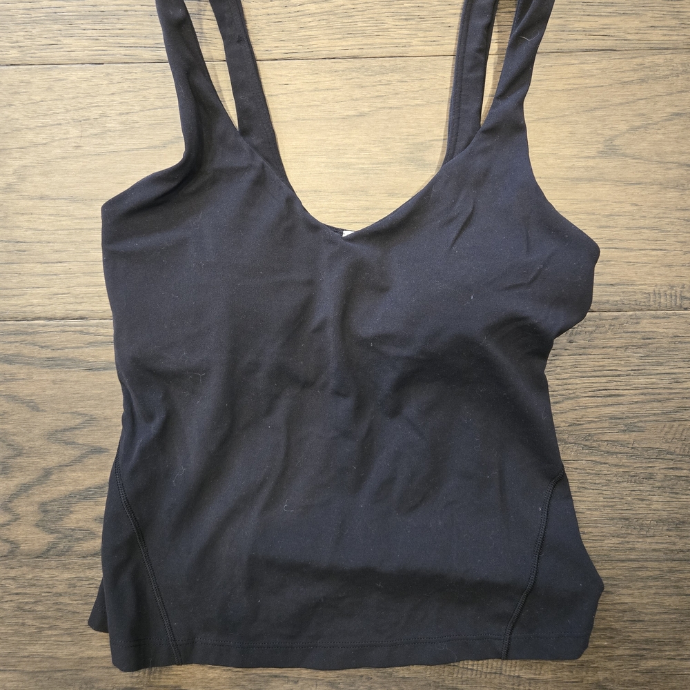 lululemon athletica Black Double-Strap Tank Top